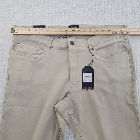 NEW Ben Sherman Jeans Men's 38x30 Stone Brown Slim Fit NWT Stretch MSRP $109 - Picture 3 of 16